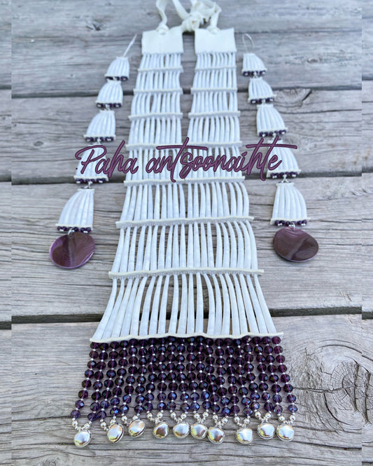 Quahog (Wampum) shell set