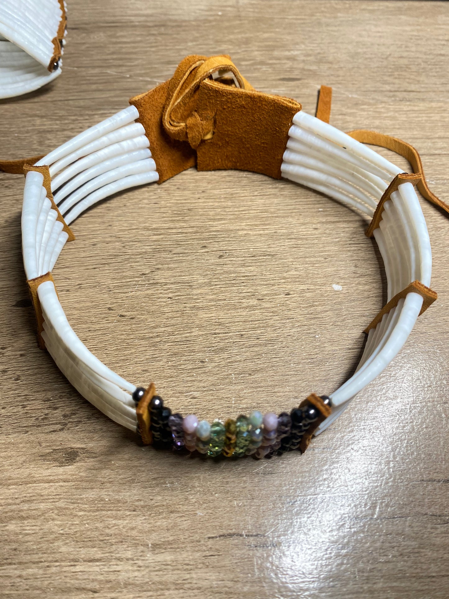 Custom dentalium chocker